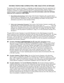 Free Wisconsin Executive Summary Form in PDF