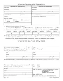 Free Wisconsin P 626 Form in PDF
